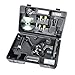 National Geographic Advanced Compound Microscope for Kids – Battery Powered 40X-1024X Zoom Microscope Including Science Kit - LED Illumination & USB Eyepiece Directly Connects to Computer