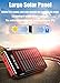 Solar Charger 25000mAh Power Bank Portable Charger Battery Pack with 3 Outputs & 2 Inputs Huge Capacity Backup Battery Compatible Smartphone,Tablet and More