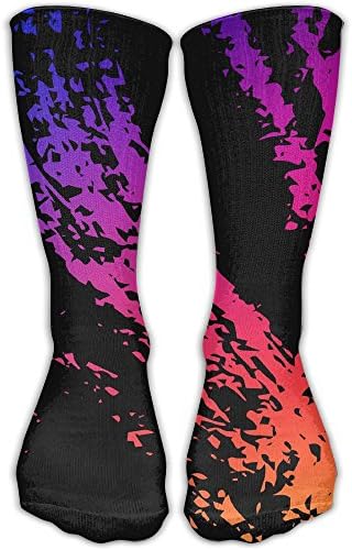 Women Men Classics Socks Pattern Vertical Portrait Display Digital Art Athletic Stockings 30cm Long Sock One Size