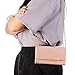 UnnFiko iPhone 6 Plus Wallet Case, LA GO GO Luxury Bling Crystal Rhinestone Glitter Handbag Leather Purse Flip Card Pouch Stand Cover Case for iPhone 6s Plus (iPhone 6 Plus/6s Plus, Rose Gold)