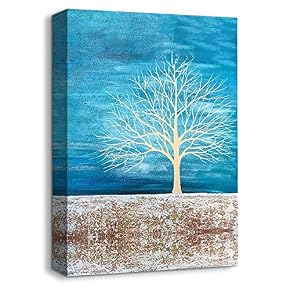 NWT Canvas Wall Art Abstract Ink Painting Artwork...