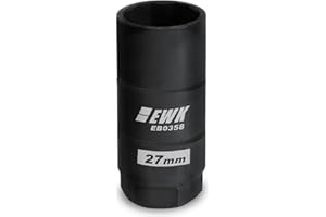 EWK 1 1/16" (27mm) Oil Pressure Switch Socket, 3/8" Drive Oil Pressure Sending Unit Socket for GM and Chrysler