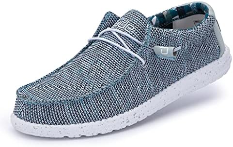 Hey Dude Men\'s Wally Sox “Ice Grey” SIZE 11 US or 44 EU Canvas Slip On Shoes HEY DUDE Wally Sox Men main image 4