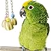 Mrli Pet Parrot Bell Toy, Bird Chew Toys with Stainless Steel Bells Which Hanging in Cage for Parrot Conure Cockatoo Macaw African Grey Amazon Budgie Parakeet Cockatiel Lovebird Finch Cagethumb 4