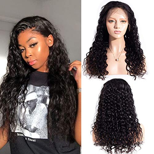 RECOOL-Hair-Water-Wave-13x4-Lace-Front-Wigs-Human-Hair-Pre-Plucked-with-Baby-Hair-150-Density-Wet-and-Wavy-Brazilian-Human-Hair-Wigs12-inches-13x4-Wig