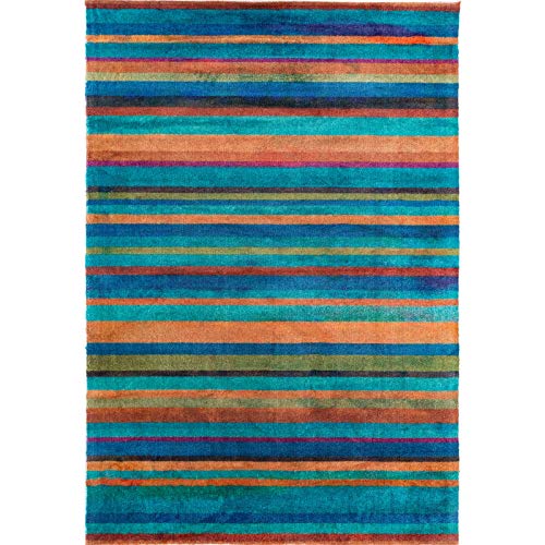 Best peach orange living room rug