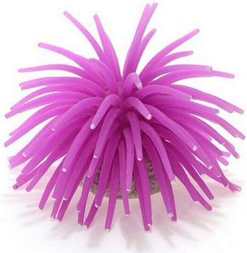 New Coral S Purple Aquarium Fish Tank Landscape Decoration Glow Simulation Animal Plants Ornament no.12