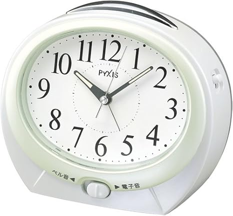 Amazon Co Jp Pyxis Pikusisu Alarm Clock Alarm Sound Switching Type Nr410 W Home Kitchen