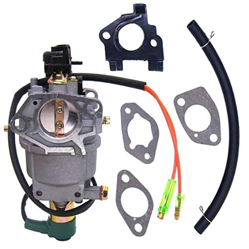 Moligin Carburetor with Gasket and Insulator for All Power America APGG7500 JF390 7500W 7.5KW 7500 Watt Generator Replacement Parts