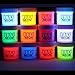 12 Color Set UV Black light .5oz (6oz), Neon Rave Fluorescent Acrylic Paint