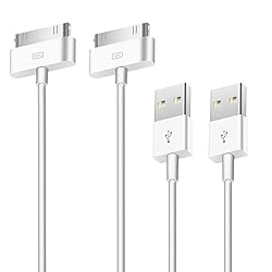 Trenro 2pcs 30 Pin USB Sync Charging Cable Cord