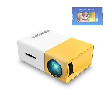 GJZhuan YG300 |Proyector Full HD 320x240 Video Cine en casa, Mini ...