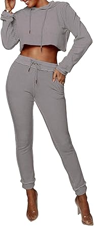 sweatpants and crop top outfit