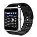 Hongyu GT08 Bluetooth Smart Watch with Camera Sim Card Slot and Smart Health Watch Camera for Android Samsung, HTC and iOS Apple iPhone Smartwatch - Silver