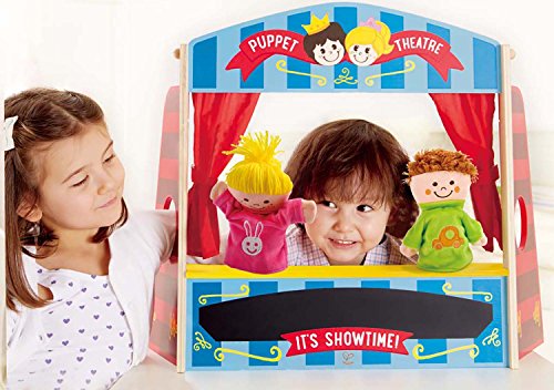 4 Hape+Wooden+Puppet+Playhouse+Accessories