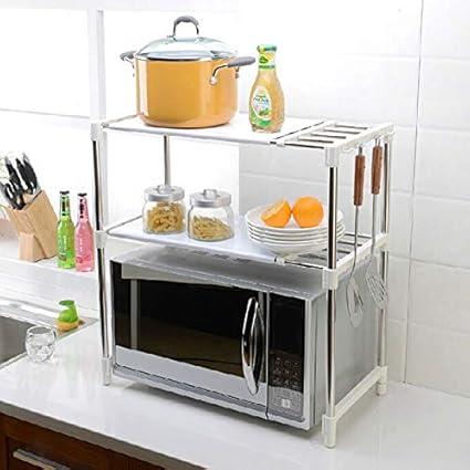 Buy Plantex Stainless Steel Adjustable Microwave Stand For Kitchen