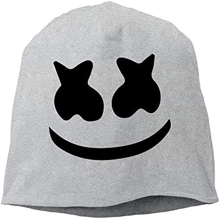 KLYDH Unisex Beanie Hat Marshmello Face Skull Cap in 6 Colors