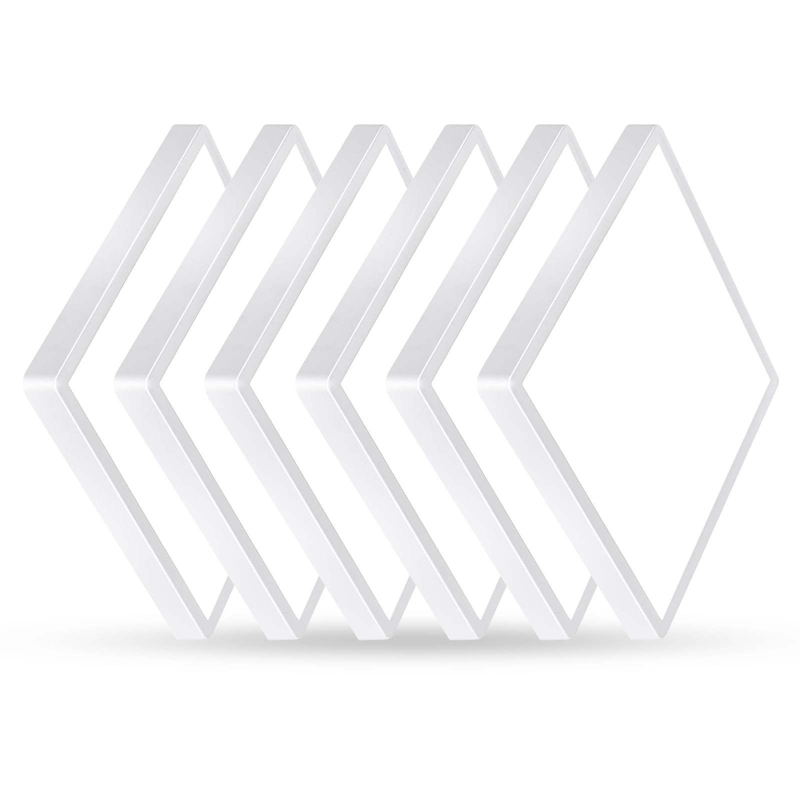 Photo 1 of 12 Inch 6PK Square LED Flush Mount Ceiling Light, 24W, 2500LM, 3000K/4000K/6000K CCT Selectable, LED Flat Panel Low Profile Ceiling Light Fitures for Hallway, Kitchen, Bedroom, Laundry Room