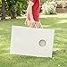 Triumph Sports 2x4 and 2x3 Solid Wood Premium Cornhole Sets - LED Options Available - 8 Bean Bag Toss Bags and Cornhole Boards Included