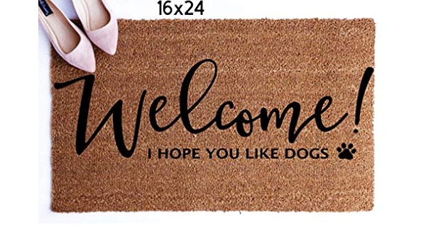we hope you like doodles doormat