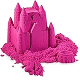 walla Play Sand (5 lbs.) | Pink Play Sand for Kids | Great Kinetic Sensory Toy for Creating Fun, Moldable Sand Art & Work On Fine Motor Skills | Bring The Beach to Your Home with Mess-Free Magic Sand
