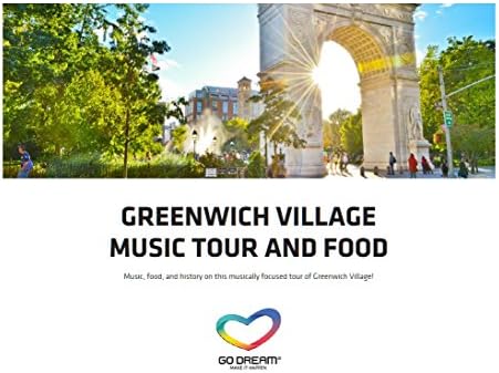 Greenwich Village Music Tour &amp; Food in New York Experience Gift Card NYC - GO DREAM - Sent in a Gift Package