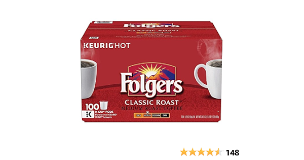Folgers Classic Roast Coffee (100 
