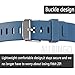 Fitbit Zip Buckle Bracelet - Adjustable Wristband and Wristwatch Style - Fitbit Zip Silicone Replacement Secure Band with Chrome Watch Clasp and Fastener Buckle - Fix the Tracker Fall Off Problem