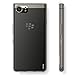 BlackBerry KEYone Case, Aeska Ultra [Slim Thin] Flexible TPU Soft Skin Silicone Protective Case Cover for BlackBerry KEYone (Smoke Black)