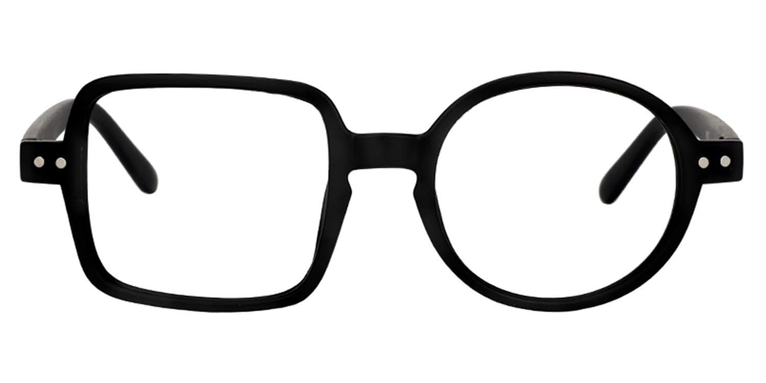 Buy Zeelool Stylish Asymmetric Eyeglasses Frame for Men Women with Non