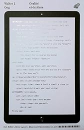 Oralité et écriture