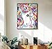 CANDYL Paint by Number Unicorn Pony DIY Oil Painting Paint by Number Kit for Kids Adults Canvas Painting by Numbers Arts Craft for Home Wall Decoration Paint by Number Unicorn Colorful Horse 16x20 Inc