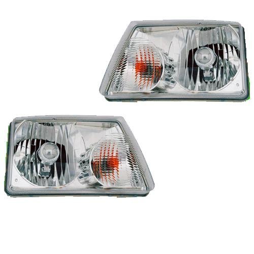 Winnebago Vista 2010-2015 RV Motorhome Pair (Left & Right) Replacement Headlights Head Lights Front Lamps