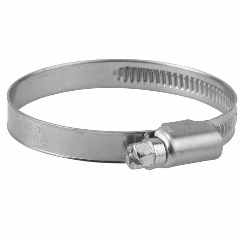 GARDENA Hose Clamp: Steel Hose Clamp to The Hose fixing, Clamping Range 40-60 mm (1 1/2 "), Width 9 mm, Screw Thread (7195-20), Grey