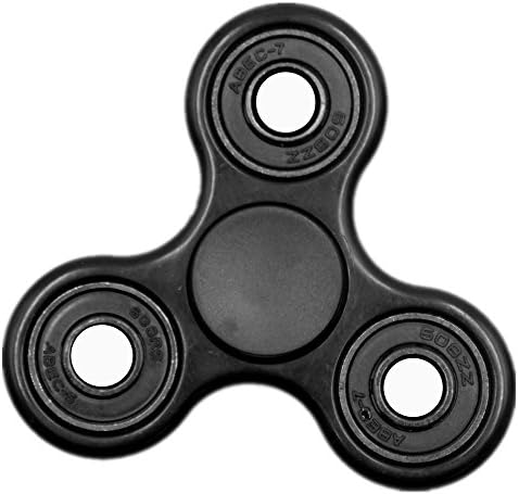 YLINGSU TRI-Fidget Spinner Hand Spinner ADD ADHD Focus Toy Ultra Durable High Speed Rotate (black)