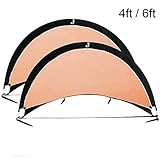 Juegoal Pop Up Soccer Goals for Training Soccer Goals Net with Carry Bag, Set of 2, Size 6 feet