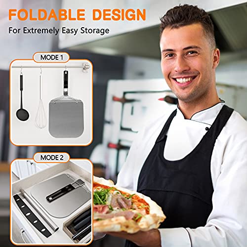 Pizza Peel - Aluminum Metal Pizza Peel 12\