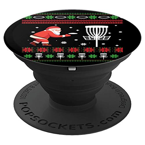 Christmas Frisbee Golf Santa Throw Basket - PopSockets Grip and Stand for Phones and Tablets