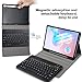 IVSO Keyboard Case for Samsung Galaxy Tab S6 10.5 Inch 2019 SM-T860/SM-T865,Premium PU Leather Stand Cover with Removable Wireless Keyboard(Black)
