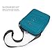 CoolBELL 10.6 inch Shoulder Bag Carrying Day Bag with Adjustable Shoulder Strap Simple Style Sleeve Case for Tablet/iPad (Teal)