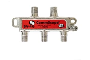 Signal Vision SV-4G Commscope Coaxial 5-1000Mhz 4-Way Splitter
