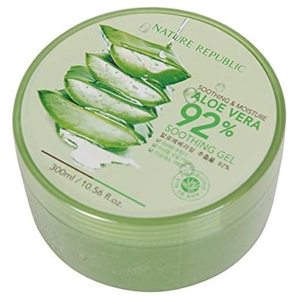 Nature Republic Aloe Vera 92% Soothing Gele Beruhigend Hautpflege Gesicht Tagespflege Feuchtigkeitscremes 300ml
