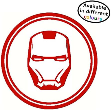 Superhero Marvel Avengers Inspired Iron Man Tony Stark Sticker - Fun Decal for Car or Home (Medium- 15cm x 15cm) HSS031