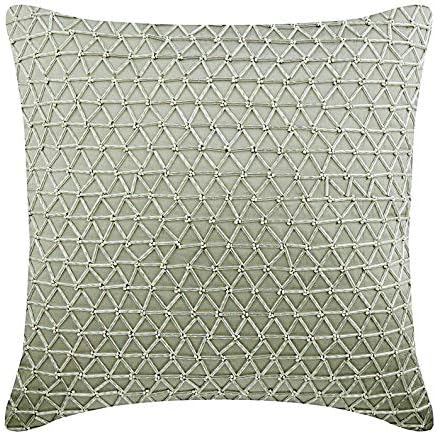 Amazon Com Decorative Silver European Sham Pillow Covers 26x26