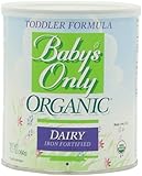 Babys Only Organic Toddler Formula, Dairy Iron Fortified, 12.7-Ounce Canisters (Pack of 3) Packaging May Vary