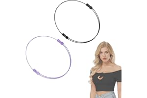 YBLXYSKD 2 Pcs Croptuck Adjustable Band, Crop Tuck Tool for Shirt, Elastic Waist Rope for Shortening Shirt Sweater, Transform The Way You Style Your Tops(M)