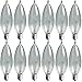 GE Lighting 73250 Crystal Clear 40-Watt, 370-Lumen Blunt Tip Light Bulb with Candelabra Base, 12-Pack