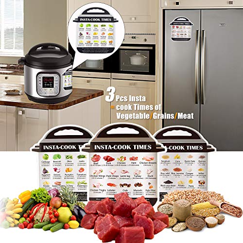 Pressure Cooker Accessories fits Instant pot 6,8 Qt - Steamer Basket for Instant Pot Accessories, Steamer Basket, Spring form Pan, Egg Steamer Rack, kitchen tongs, Silicon Egg Bites Mold, Dish clip - Thumbnail 6
