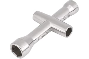 RC Car Metal Accessory 4/5 / 5.5 / 7mm Cross Wrench Sleeve for Remote Control Model Crawler Tool