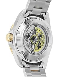Invicta "Colección de personajes - Reloj automático acero inoxidable Casual de los hombres, color: Dos Tono (Modelo: 24487)
